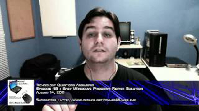 Steve Smith, host of your Technology Questions Answered, explains easy ways of fixing a faulty Windows Application using the repair installation tool.