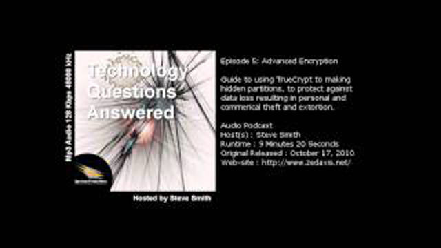 Guide to using TrueCrypt to making hidden partitions, to protect against data loss resulting in personal and commerical theft and extortion.