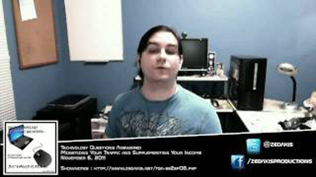 Steve Smith, host of your Technology Questions Answered, talks about generating supplemental income by monetizing visitor traffic.