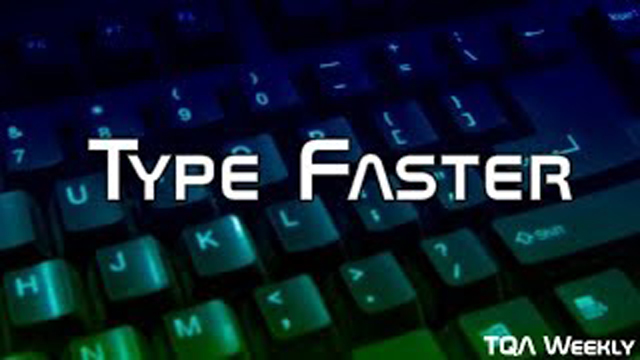 This week, learn why touch typing and using a comfortable keyboard correctly can make you type faster. 