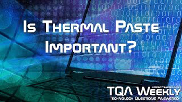 Steve Smith talks about thermal paste, and why it is important to processors.