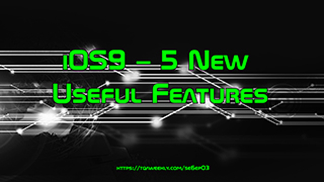 Steve Smith talks about features useful to both iPhones and iPads made available with iOS9. 