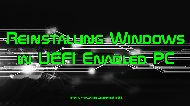 Steve Smith explains why installing you Windows operating system might not work a second time on a UEFI mainboard, and what to do about it.