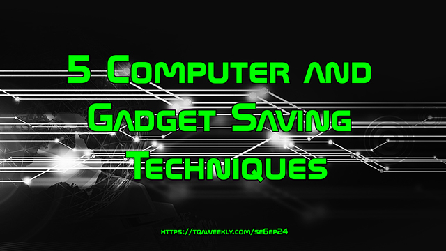 Steve Smith talks about 5 ways to prevent premature damage to your electronics, computers, laptops, and tablets. 