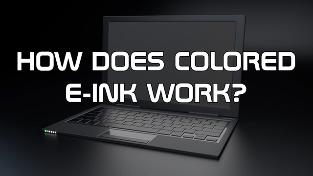 Steve Smith answers the question on how colored e-ink works.