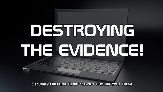 Talking about the pros and cons of disk wiping and file shredding files on SSDs, Flash-Based Memory and Hard Disks.