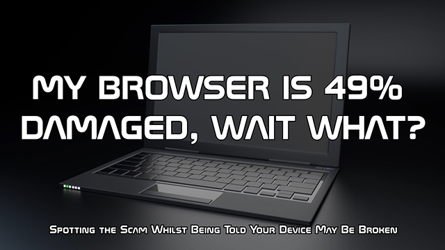 An Explanation on how to avoid being scammed by carefully coded advertisements that look like real warnings about damage to your browser, battery or device. 